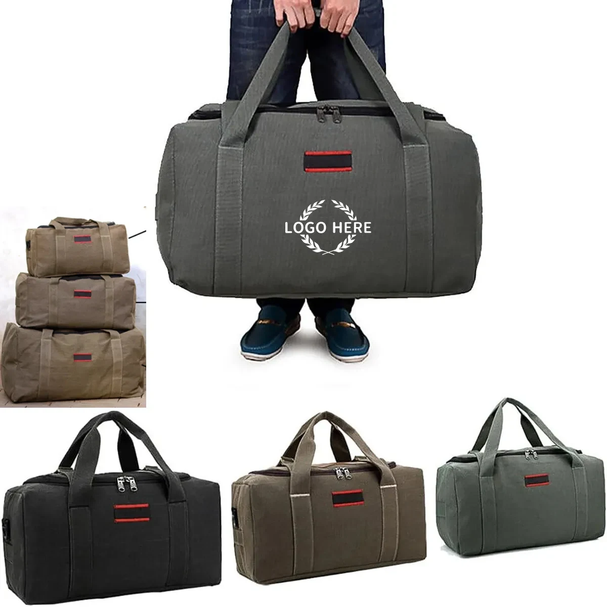 Canvas Duffel Bag Travel 1