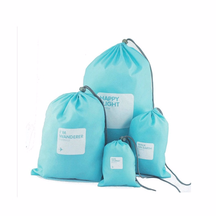 4pcs Travel organizer drawstring bags