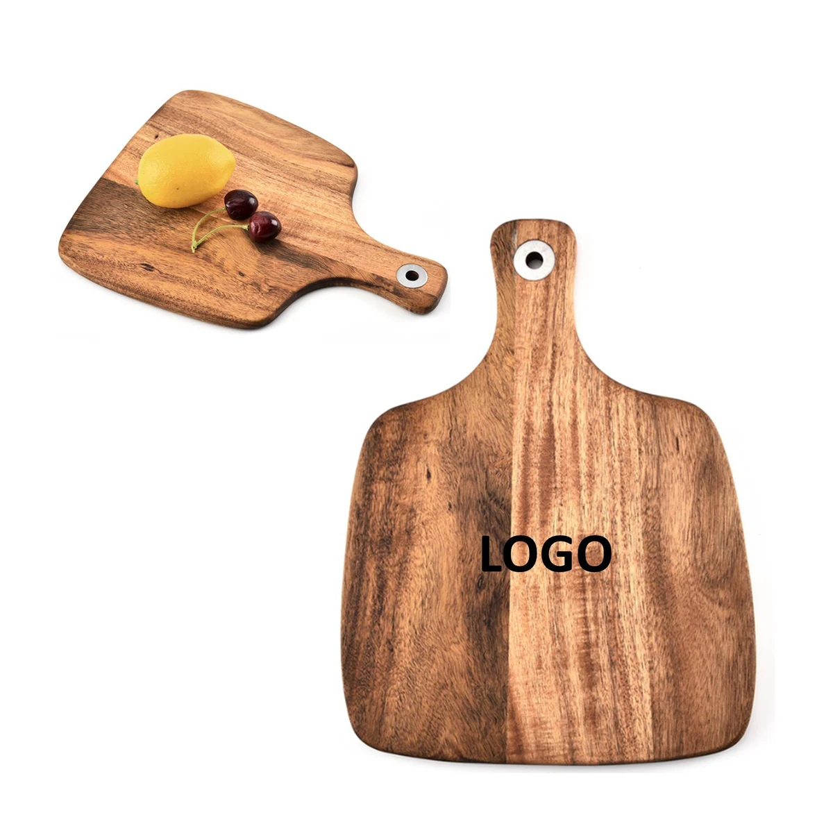 Acacia Cutting Board With Grip Handle 1