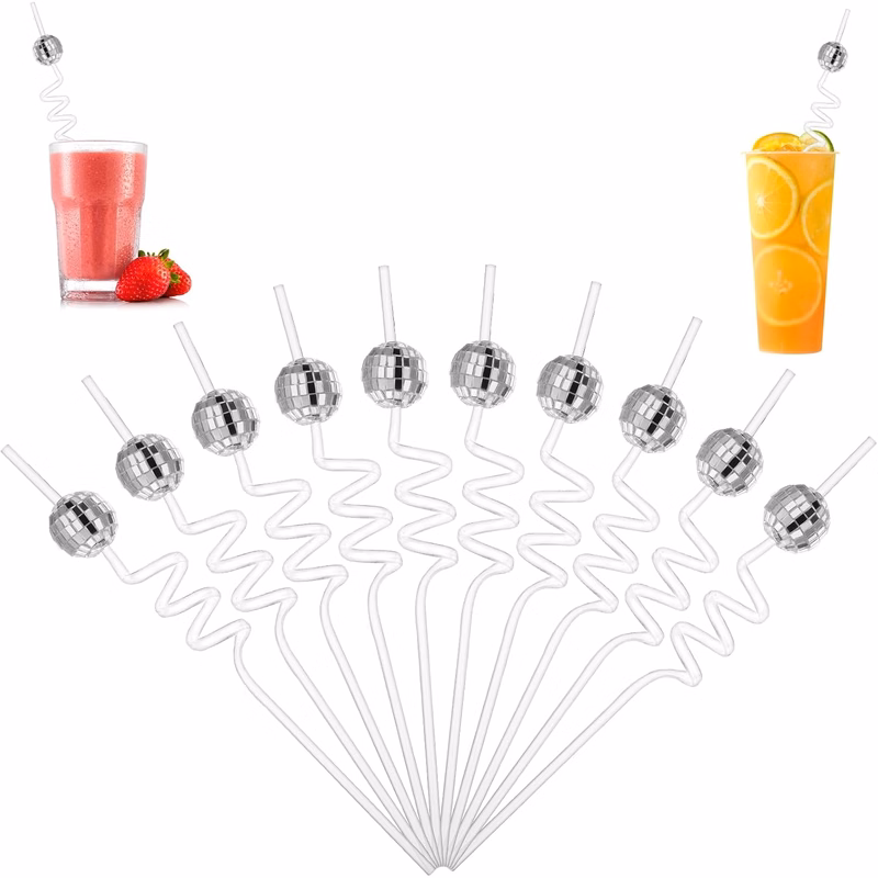 Disco Ball Straws