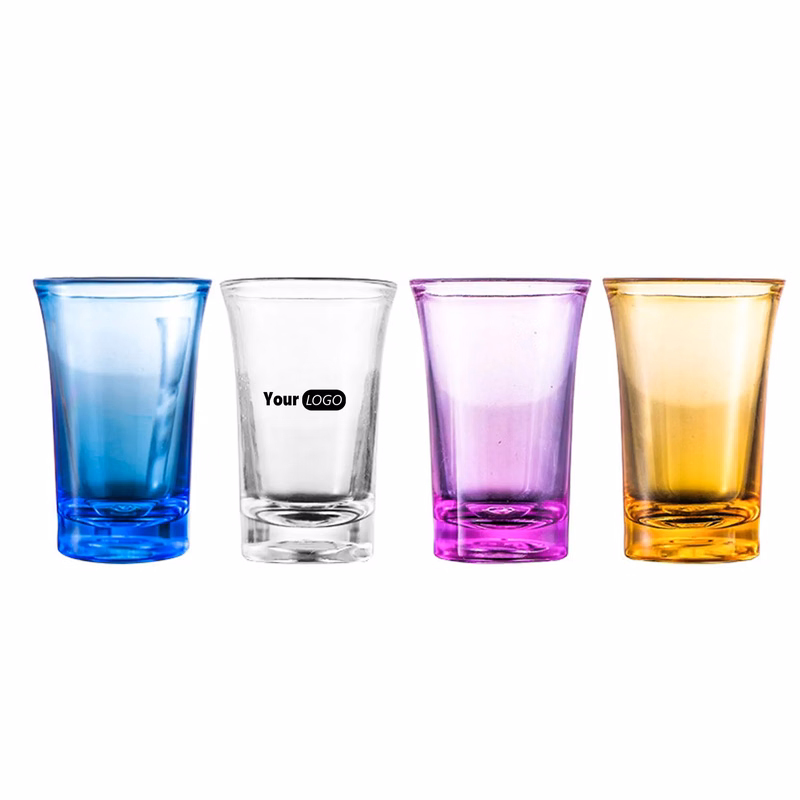 Acrylic Colorful Shot Glasses 1.2 oz