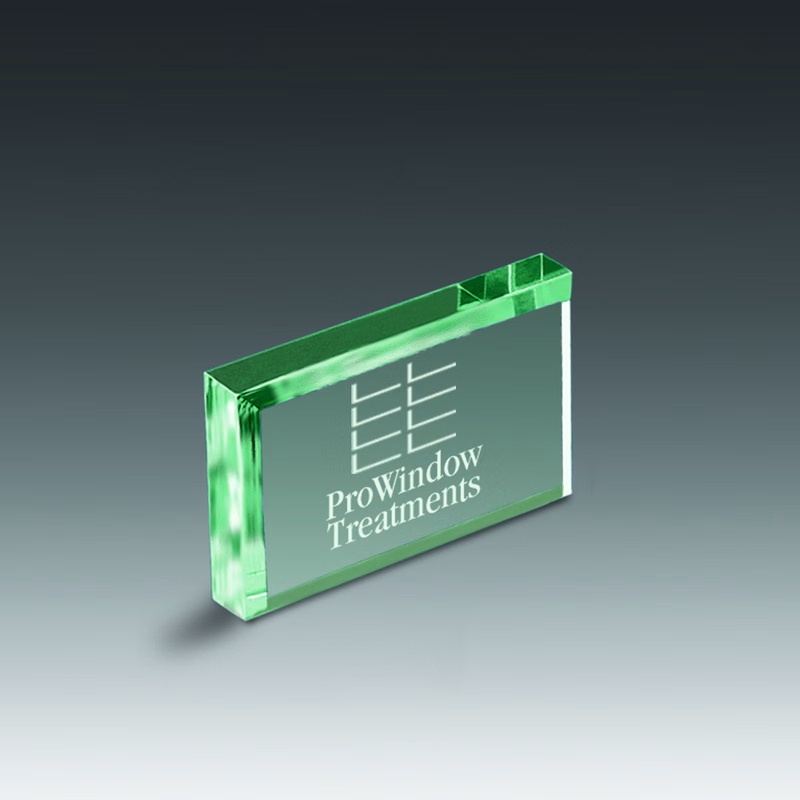 Straight Bevel Paperweight (4"x2")
