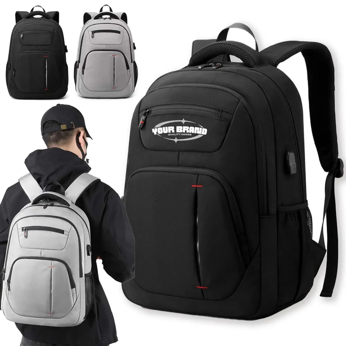 15.6 Inch Large Capacity Travel Laptop Backpacks 1