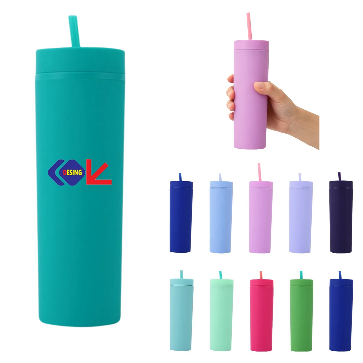 Straight Travel Tumbler Cup 1