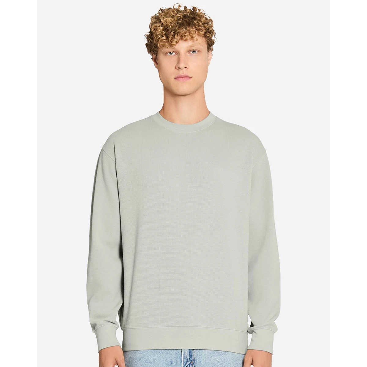 Unisex Thermal Crewneck Sweatshirt - LS34004, custom hoodie or sweatshirt with logo imprint 1