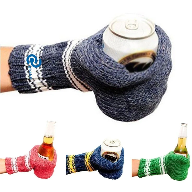 Knit Mitt Beverage Glove 1