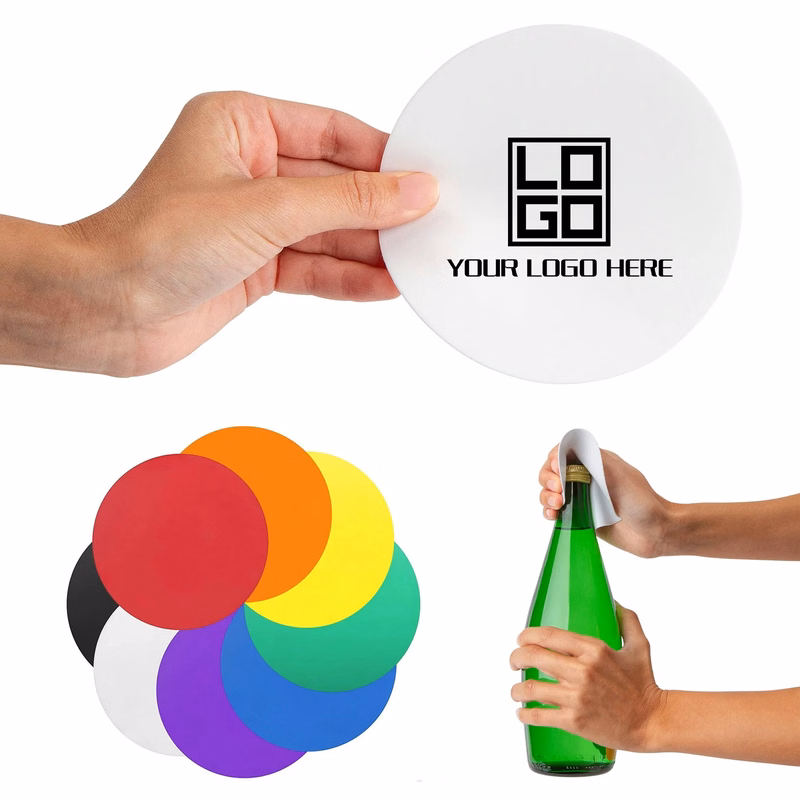 Silicone Bottle Opener Coaster