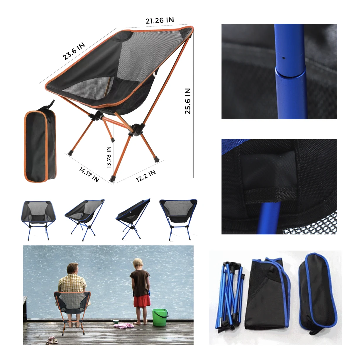 MOQ 10 PCS Sturdy Outdoor Folding Chair 1