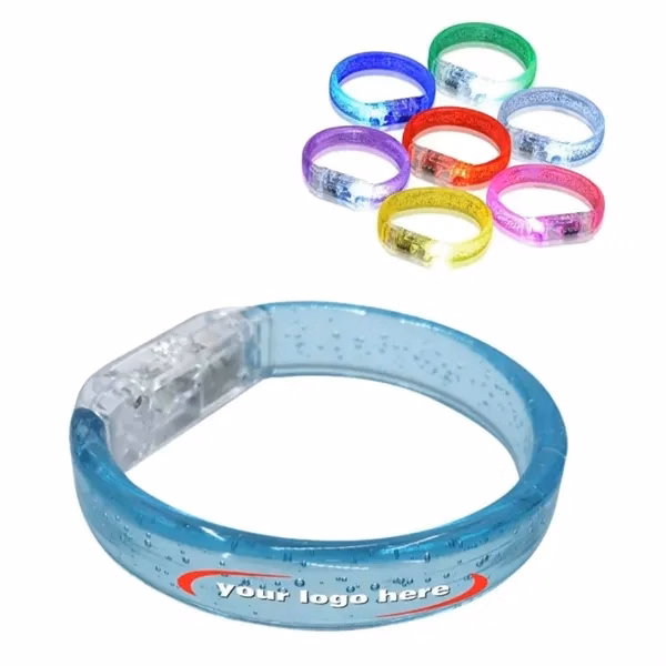 Custom Glow Bracelets with Bubble Texture — Party and Event Promotional Jewelry