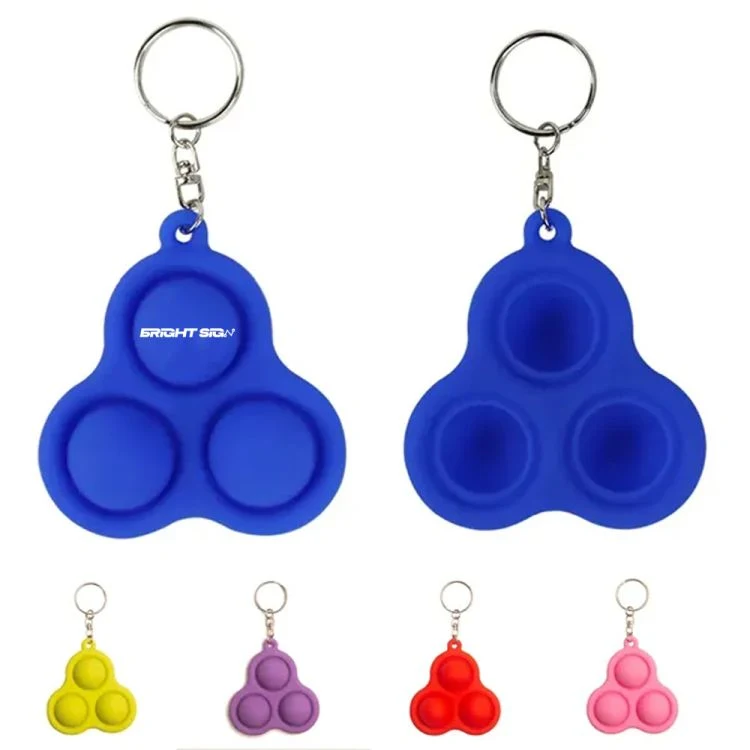 Mini Pop-It Fidget Bubble Keychain 1