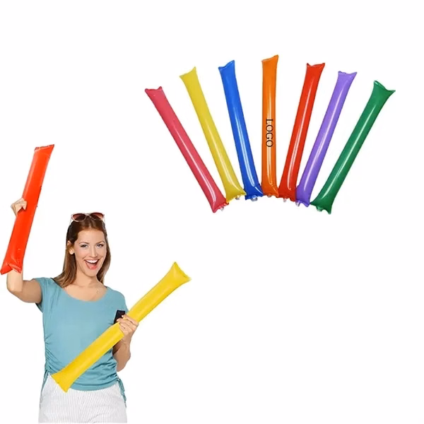 Custom Plastic Thunder Sticks Noise Maker 23.6 Inch — Sports Fan Promo