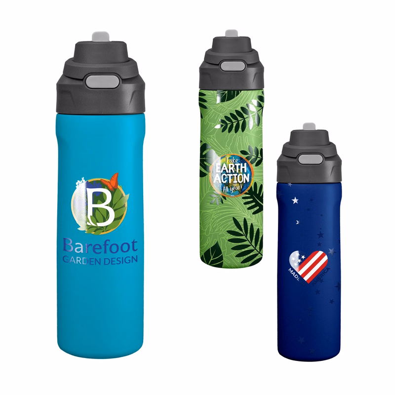 Pop Up 24 Oz. Recycled Stainless Steel Bottle