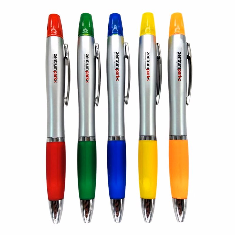 2 in 1 Multi-functional Pen, Highlighter Pen and Ballpoint Pen