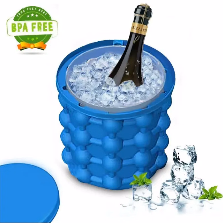 2 in 1 Silicone Ice Bucket