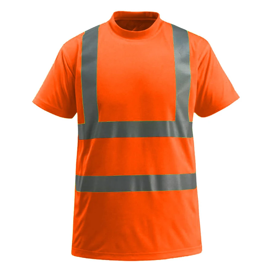 VISIPRO Short Sleeve Reflective Safety T-Shirt with Bands & 1
