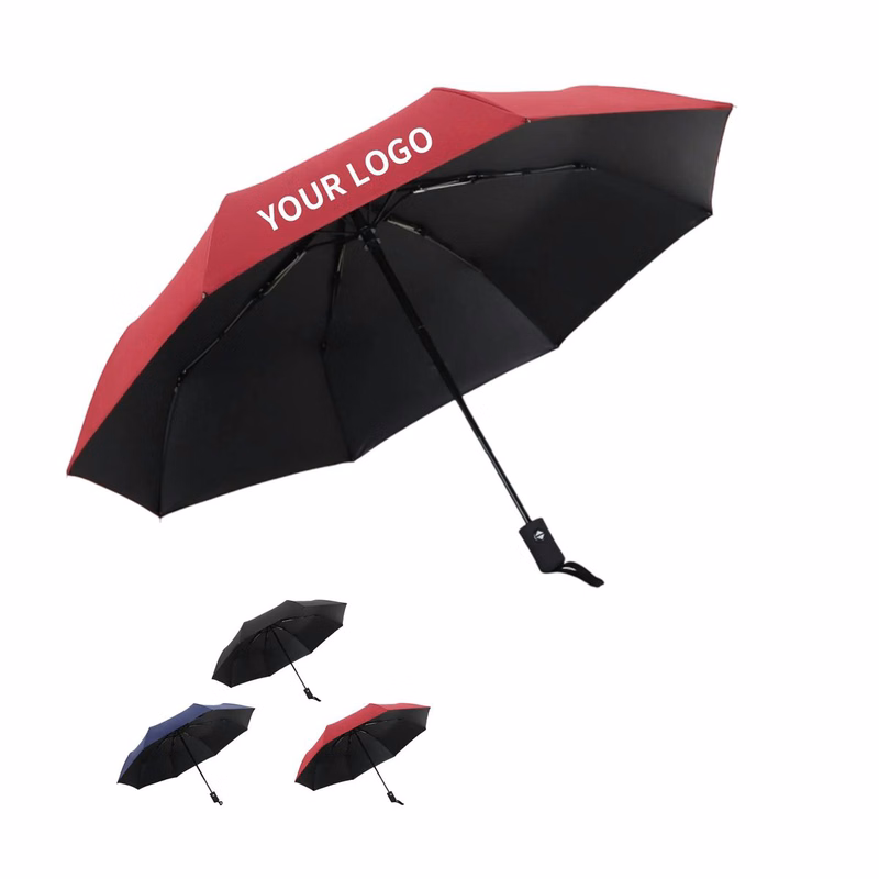 Pongee Inverted Umbrella with Waterproof Canopy Design