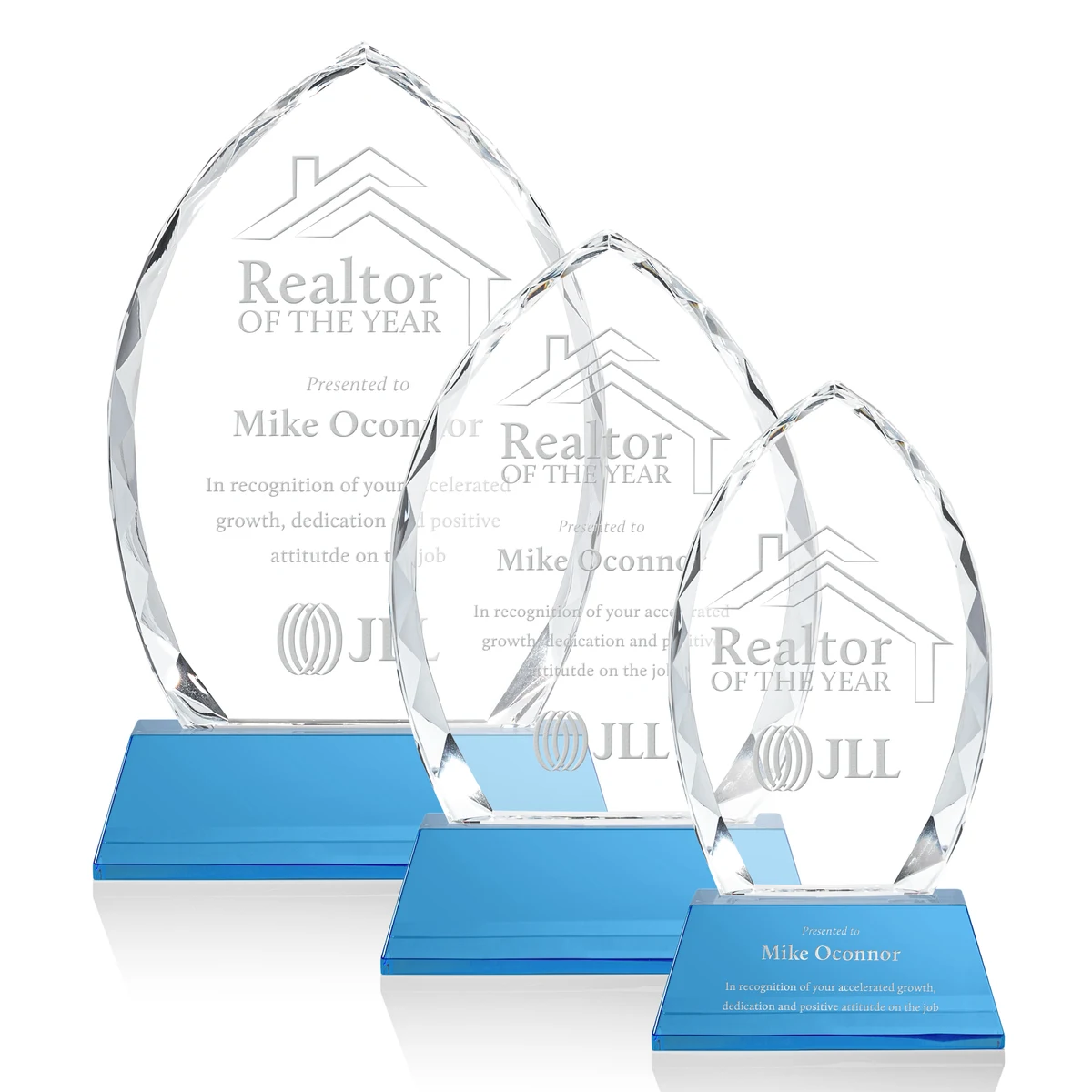 Wilton Award on Newhaven Base - Sky Blue 1