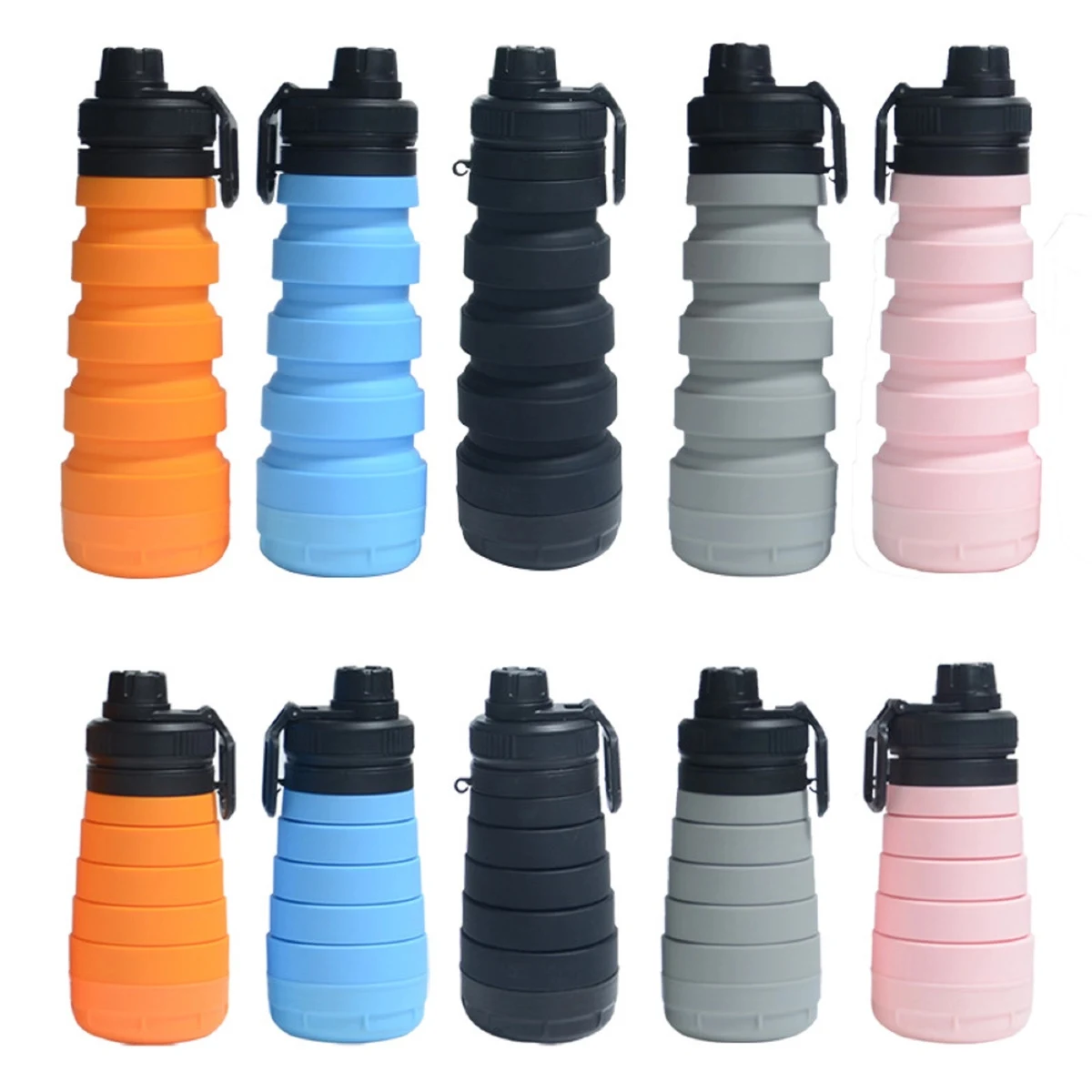 25 OZ Large Capacity Outdoor Telescopic Sport Water Bottle 1