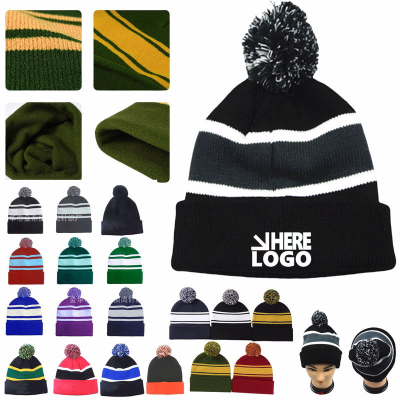 Soft Acrylic Knit Beanies Hat