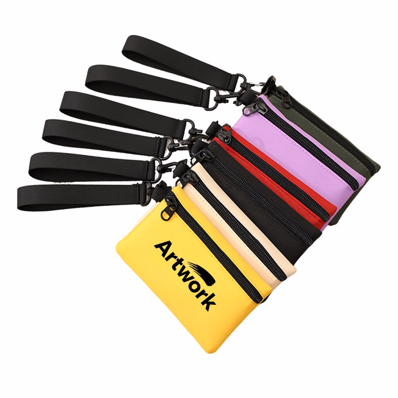 Small Fabric Zippered Wristlet