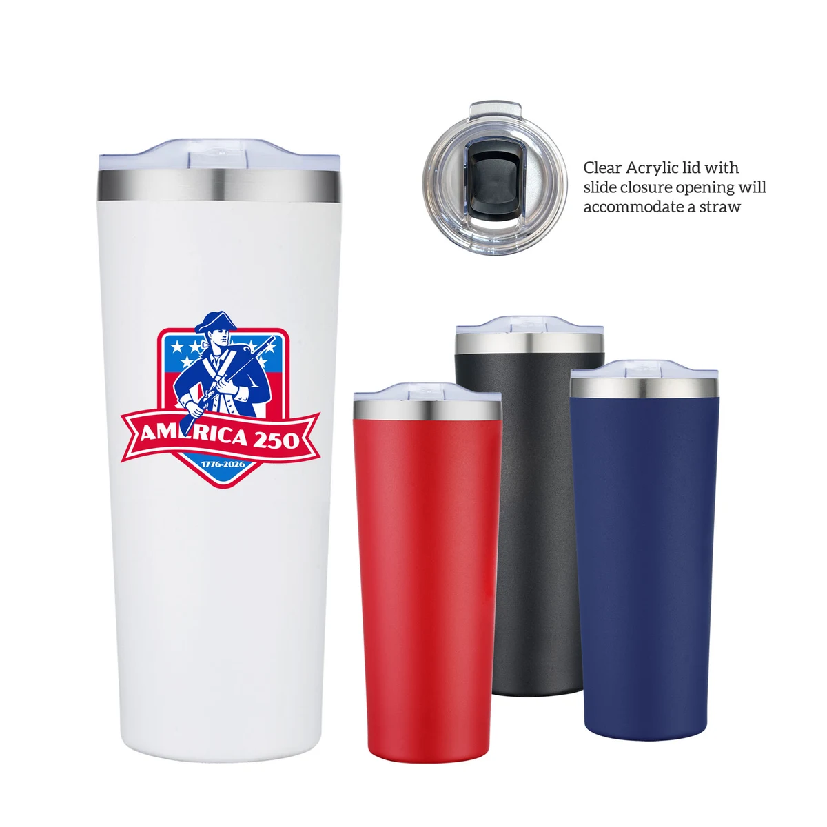 28 oz. Double Wall Stainless Steel Vacuum Tumbler Water Bottle 1