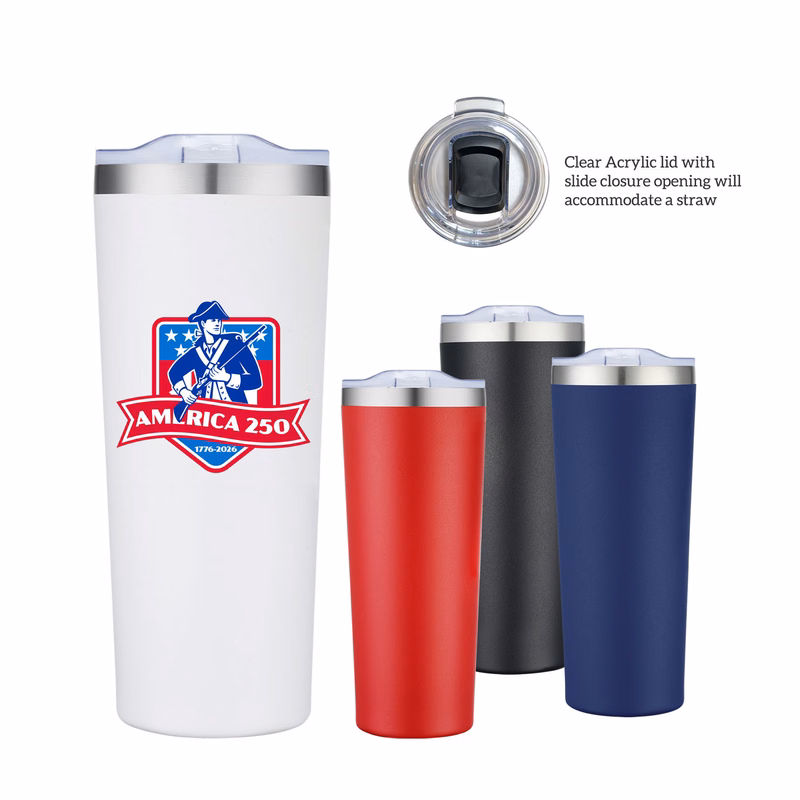 28 oz. Double Wall Stainless Steel Vacuum Tumbler Water Bottle