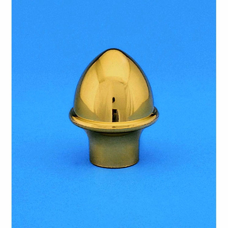 Solid Brass Acorn Indoor Flag Pole Ornament - 1" Diameter