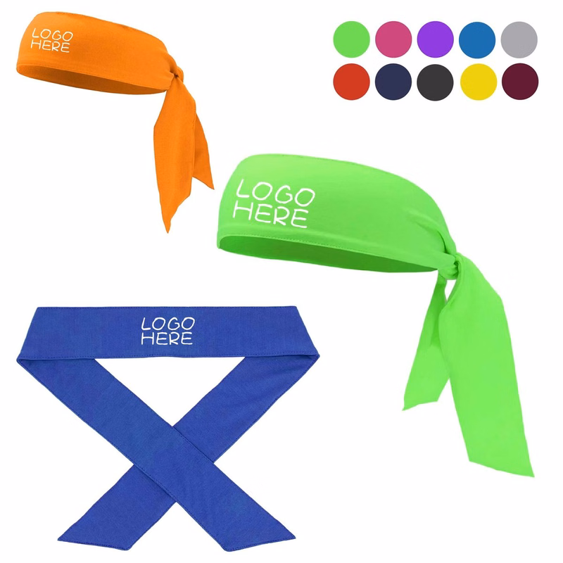 Dual-Function Cooling and Sun Protection Ice-Silk Headband