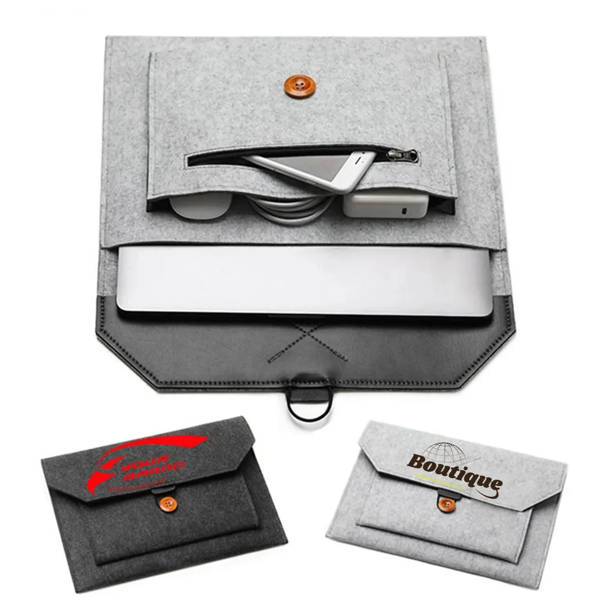 13 Inch Laptop Sleeve Computer Case Pocket Briefcase 1