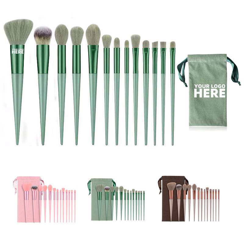 13 Pcs Makeup Brushes With Pouch