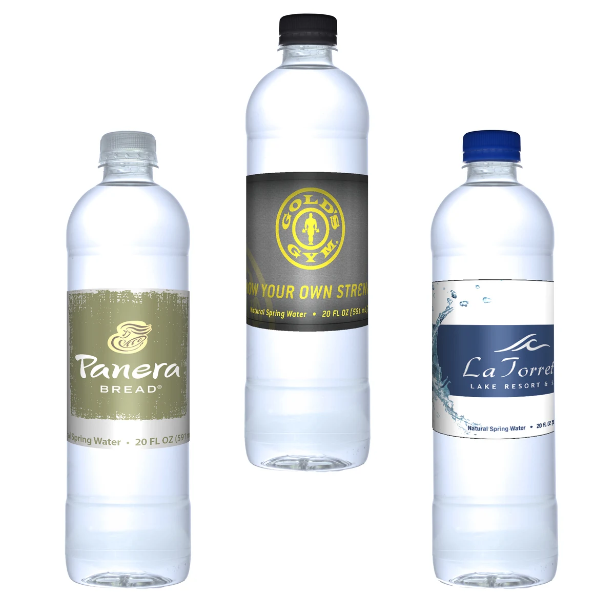20 oz. Bullet Bottle Custom Label Water Bottle 1