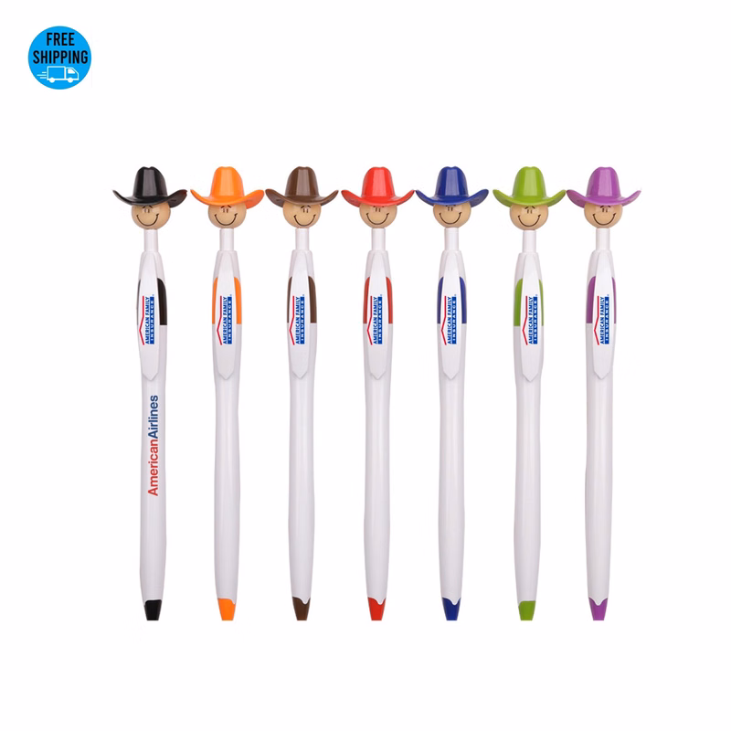 Cowboy Hat-wearing Smiley Pen