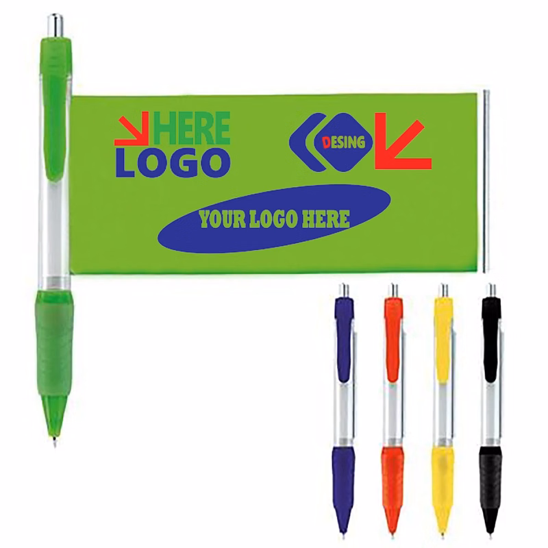 Flag Banner Pens with Full Print Logo