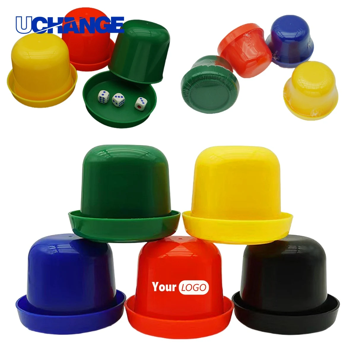 Plastic Dice Cup Set for Game Nights 1