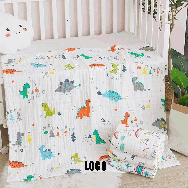 Cotton Muslin Baby Swaddle Blanket 1