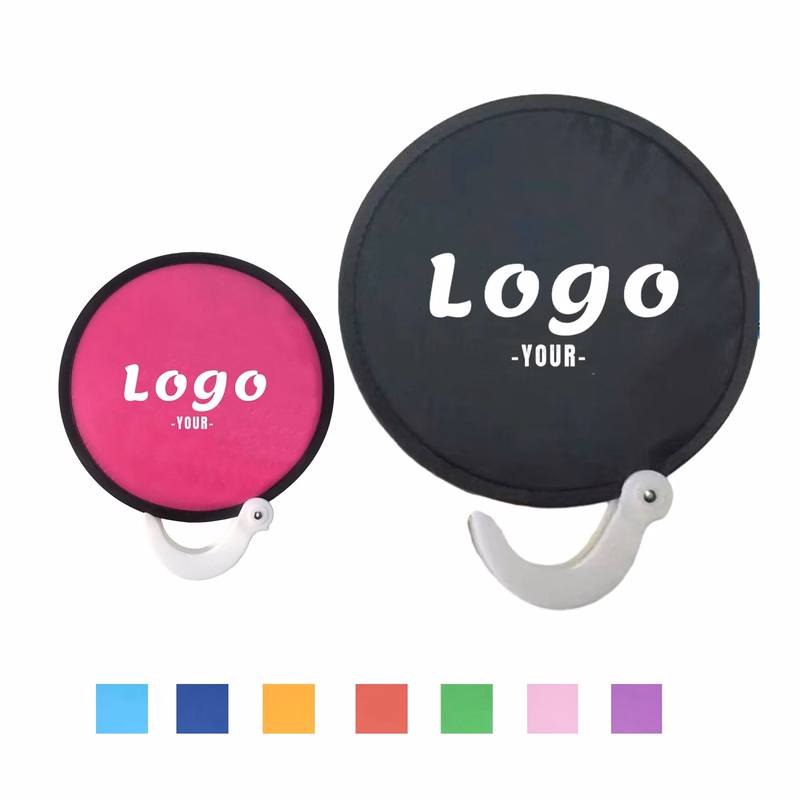 Handheld Foldable Round Nylon Fan