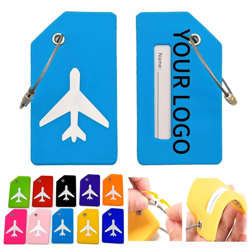 Sleek Aluminum ID Tag for Baggage Identification