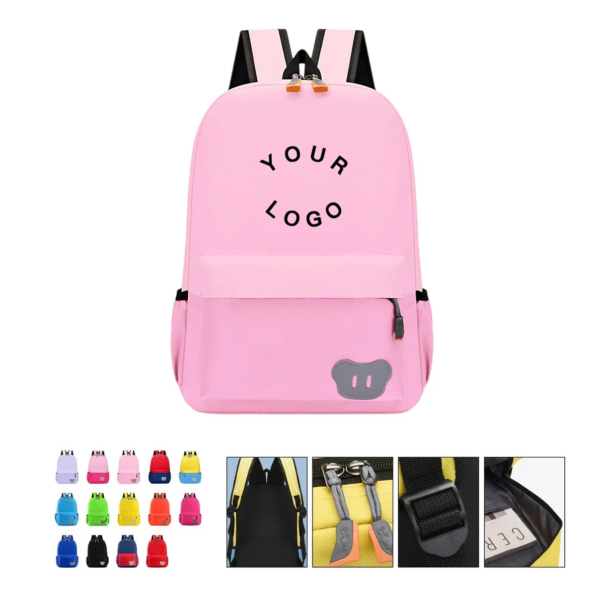 Durable Student Backpack with Handle and Reflective 1