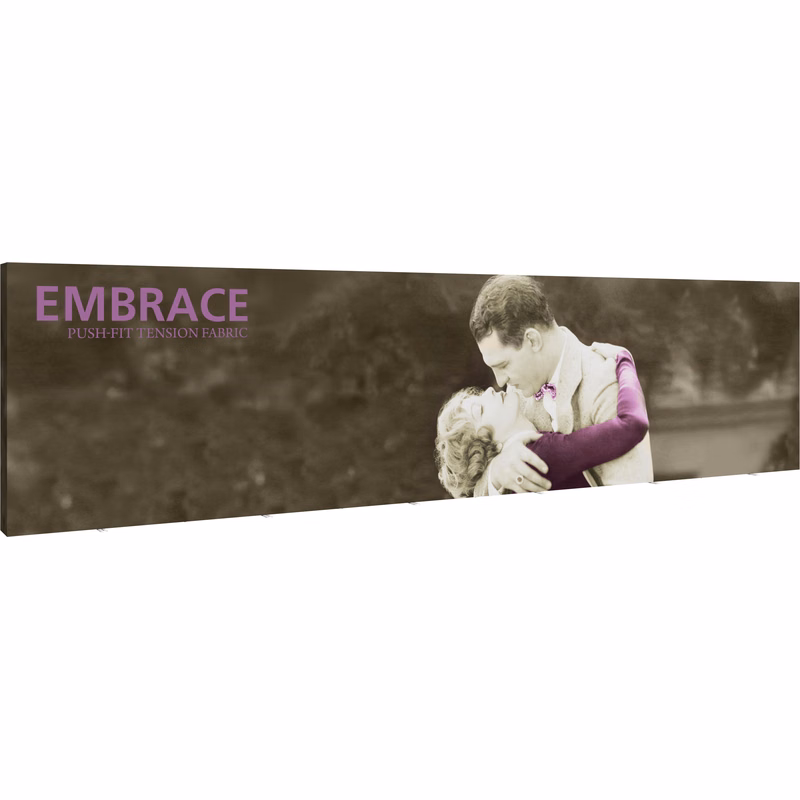 Embrace 30ft. Inline Full Height Display W/ Fitted Graphic