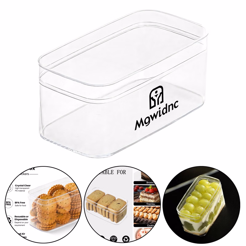 Clear PS Plastic Square Box