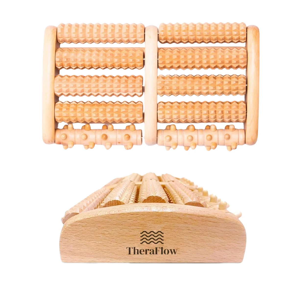 Manual Wooden Foot Massager Roller 1