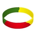 Embossed Segmented Silicone Wristband 1