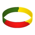 Embossed Segmented Silicone Wristband