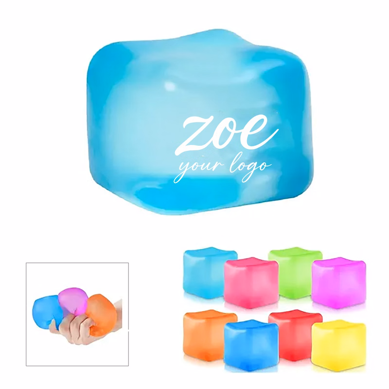 Ice Cube Stress Ball Squishy Fidget Toy