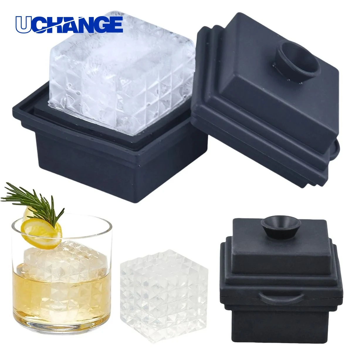 Silicone Ice Cube Mold Tray for Drinks 1