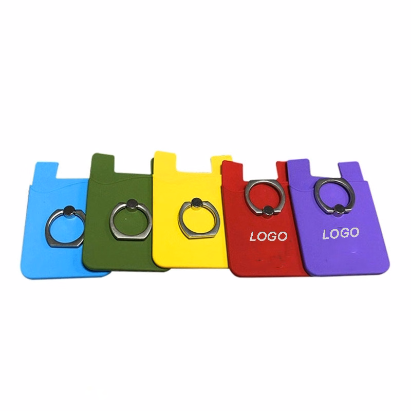 Silicone Phone Wallet With Ring