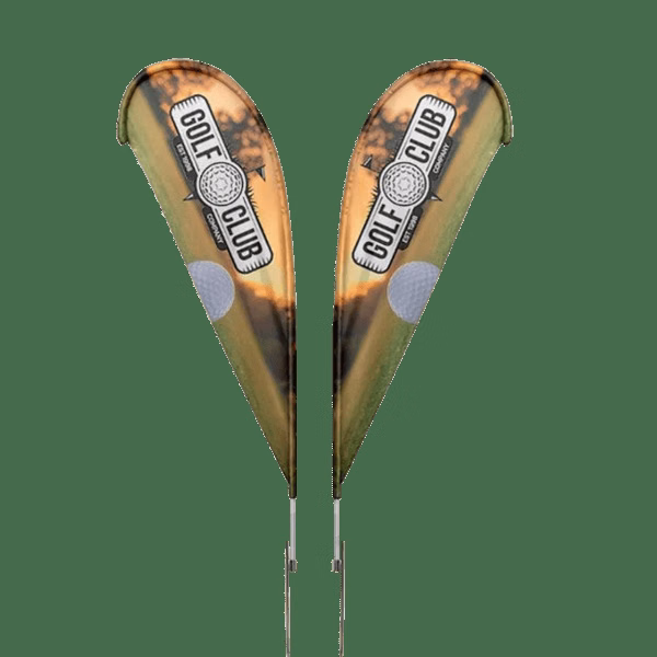 IMPORT 10' Double-Sided Teardrop Flag with Ground Spike