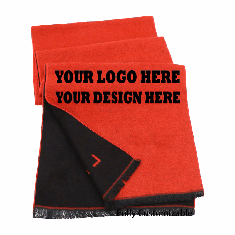 Luxury Custom Scarf, Cashmere-Style Shawl