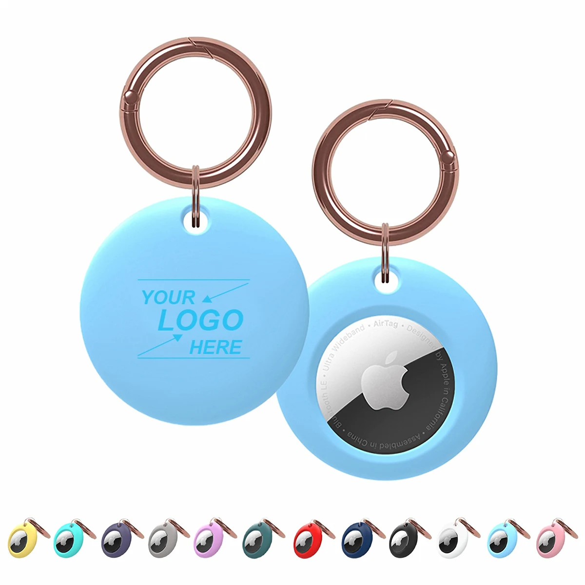AirTag Silicone Case with Keychain Holder 1