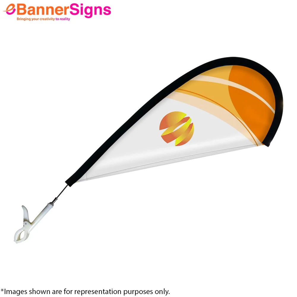 Teardrop Clip Flag 1